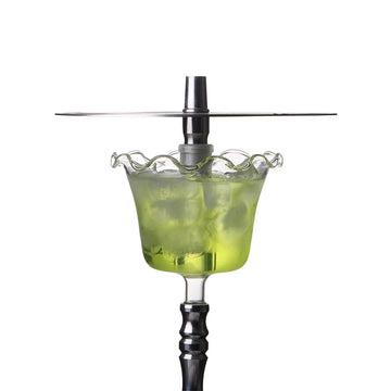 Wholesale New Design Glass Hookah Bowl Cool Feeling Shisha Water Pipe Accessory Ice Bucket With Big Capacity