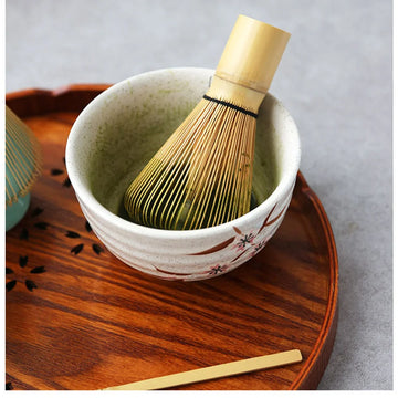 Bamboo Matcha Whisk Set – Japanese Green Tea Tool with Spoon & Brush for Ceremonial Matcha Preparation | NaturalBuiltHome
