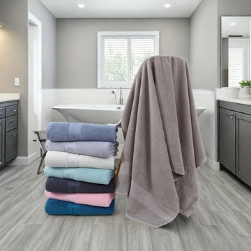 Luxury 6-Piece Cotton Towel Set – Bath Towels, Hand Towels & Washcloths, Soft, Absorbent & Elegant | Naturalbuilthome