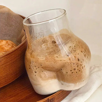 Funny Sexy Cute Butt Glass Cup Coffee Mug Beer Drink Ice Cup Creative Prank Gift