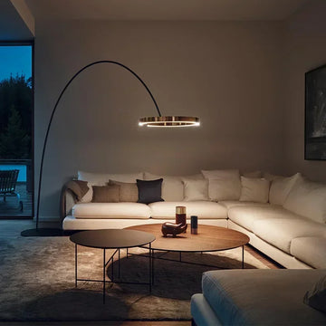 Italian Light Luxury Minimalist Fishing Lamp Living Room Bedroom Study Vertical Room Decoration Lights Artistic Floor Lamp LED