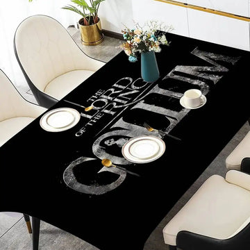 Gamer L-Lord Of The R-Rings Tablecloth Birthday Party Wedding Christmas Table Cover Wipe Desk Cloth Decor Covers Rectangle