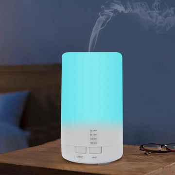 Color Night Light Air Humidifier Summer Aroma Diffuser Essential Oil Purifier Aromatherapy Smell Distributor Car Bedroom Office