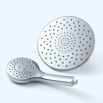 Rainfall Shower Head Bathroom High Pressure Top Rain Showerheads 360° Rotation Top Spray Shower Faucet Accessories 237