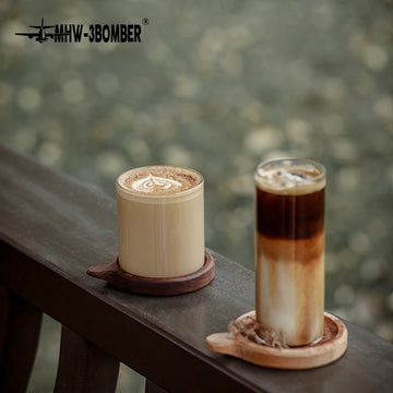 Glass Cup 260/280ml High Boron Glass Heat-resisting Espresso Cups Reusable Drinking Mug Tea Cups Beer Glasses Fit Bar Kitchen