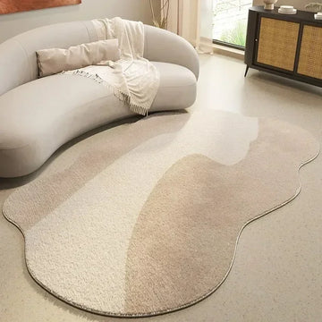 Irregular Living Room Large Area Carpets Minimalist Bedroom Bedside Carpet Plush Stain-resistant Carpet Soft Comfortable Rug
