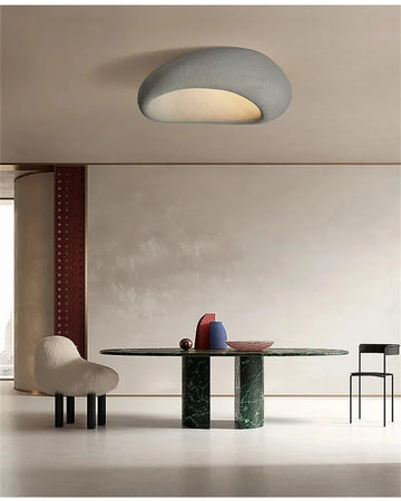 Japanese Wabi Sabi LED pebble ceiling light living room dining room home decoration bedroom ceiling light