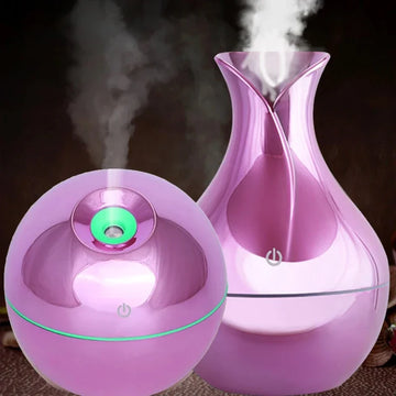 USB Humidifier Aroma Essential Oil Diffuser Ultrasonic Cool Mist Air Purifier 7 Color Change LED Night Light for Office Home