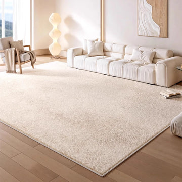 Cream Style Living Room Decoration Anti-slip Carpet Large Size Rugs for Bedroom Thick Plush Cloakroom Floor Mat Fluffy Soft Rug