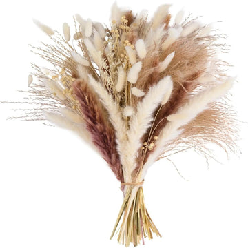 44cm Pampas Dried Flowers Bunny Rabbit Tail Grass Bouquet Boho Home Marrige Decor Fake Flower Pampa Wedding Festival Decoration