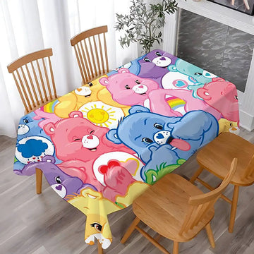 Cute C-Care B-Bears Table Cloth Tablecloth Party Decor Farmhouse Kitchen Dining Table Cloth Wedding Decorations