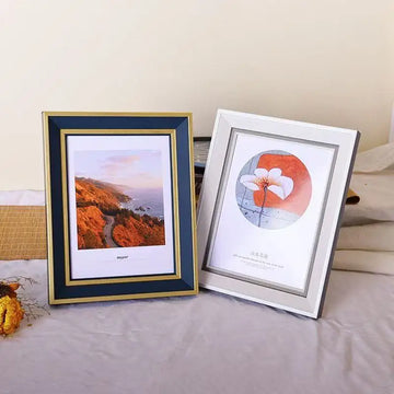 Premium Minimalist Photo Frame - 6", 7", 8" Tabletop Display Frame & Wall Hanging Picture Frame for Home Decor