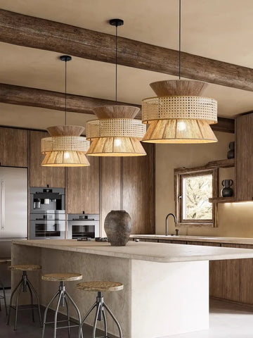 Vintage Handmade Hemp Rope Chandelier B&B Restaurant Bar Cafe Dining Room Led Pendant Lights Hanging Lamp Fixture