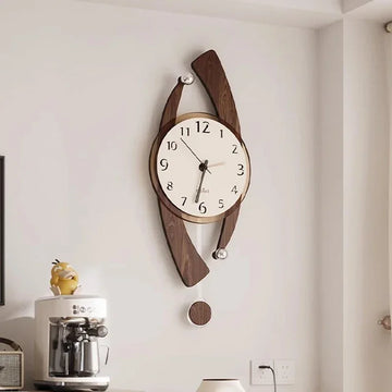 Wooden Decoration Wall Clocks Art Mural Elegant Bedroom Silent Wall Clocks Retro Minimalist Design Home Decor Reloj Pared LLWC