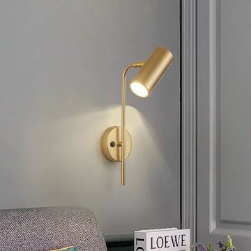 Rotatable Hotel Bedroom Wall Lamp Iron Frame Plastic Shade E27 LED Reading Light with Switch Modern Home Decoration Sconce Light