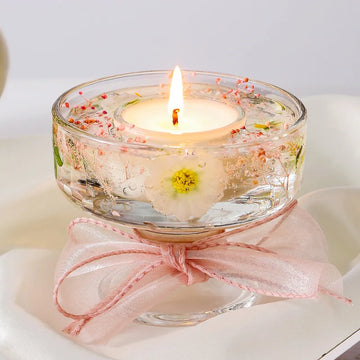 Dried Flower Jelly Aroma Candle Hotel Bedroom Fragrance Romantic Atmosphere Holiday Party Fragrance Gift Home Decoration