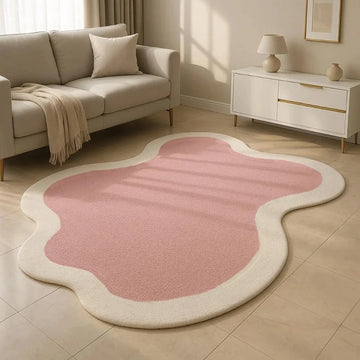 Irregular Shapes Bedroom Decor Plush Carpet Nordic Style Carpets for Living Room Fluffy Soft Lounge Floor Mat Thick Washable Rug