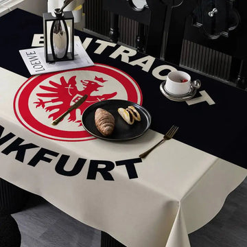 E-Eintracht F-Frankfurt Themed Polyester Tablecloths Cute Designs For Home Kitchens Dining Rooms Patios Tablecloth Decoration