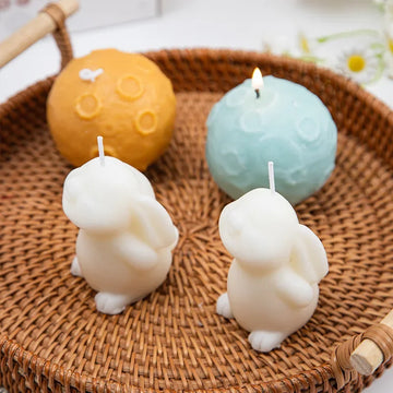 Cute Rabbit Moon Astronaut Aroma Candle Table Decoration Accessories Creative Birthday Gift Decoration Home Decoration Gift Box
