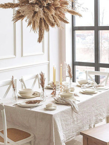 Modern 100%Cotton Linen Tablecloth Home Decoration Tablecloth Wedding Decoration Tablecloth