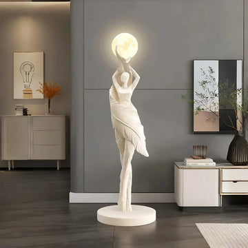 Modern Art Floor Lamp Home decoration Lights Living Room Bedroom Humanoid Atmosphere Lamps Couch High-End Sculpture LED Lighting