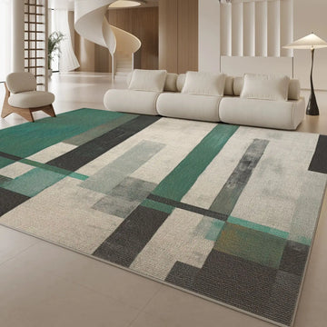 VIKAMA Modern Nordic Luxury Loop Pile Carpet Shaggy Rug Extra Large Floor Mat for Sofa Living Room Bedroom Anti-Fade Home Decor