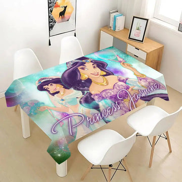 Aladdin Table Cloth Tablecloth Waterproof Oil-Proof Stain-Resistant Wipeable Rectangle Table For Indoor And Outdoor