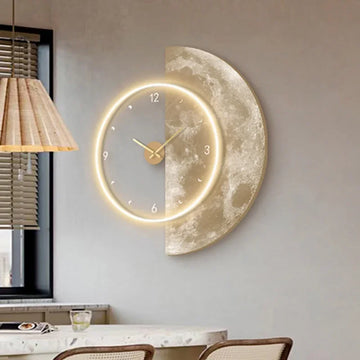 Large Led Wall Clock Luxury Living Room Watches Wall Art Bedroom Kitchen Mural Clocks Acrylic Home Design Aesthetic Decoration