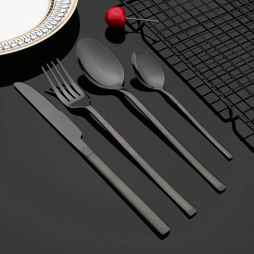 16Pcs Rose Gold Cutlery Set – Stainless Steel Dinnerware with Knife, Fork, Spoon & Tea Spoon | Elegant Tableware for Dining & Coffee | NaturalBuiltHome
