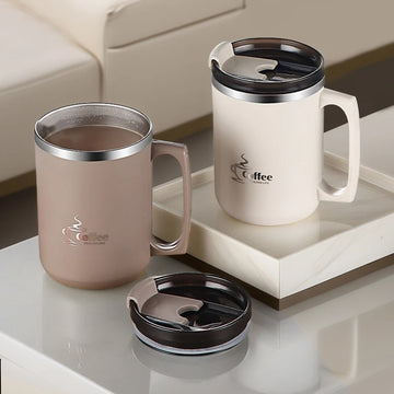 304 Stainless Steel Insulated Coffee Mug – Double Wall Thermal Cup with Lid | NaturalBuiltHome