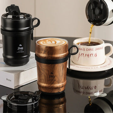 Ceramic Lined 316 Stainless Steel Insulated Coffee Cup – Portable Travel Mug | NaturalBuiltHome