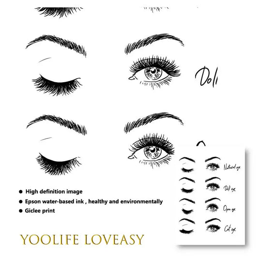 Modern Fashion Eyelash Extensions Prints Makeup Wall Art Canvas Painting Picture Nordic Poster Beauty Salon Decor Girls Gift