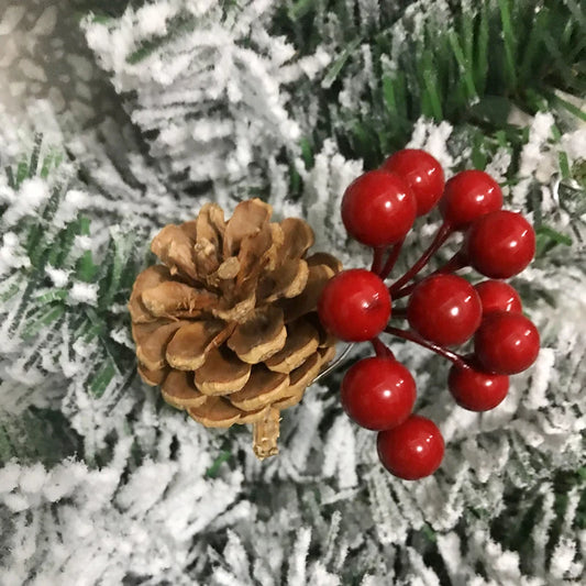 180cm Christmas Rattan Garland With Snow for Interior Christmas Deco Artificial Flower Garland For Home Stairs Winter New Year