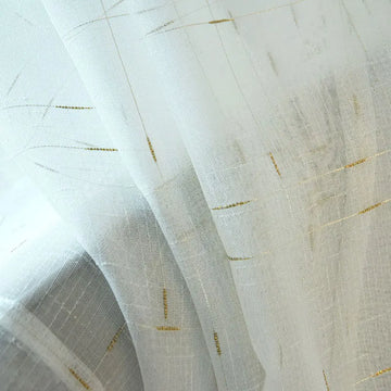 Modern Linen Tulle Curtain Window Screening Drapes for Living Room Gold Plaid Sheer Voile Curtains for Kitchen Blind Home Decor