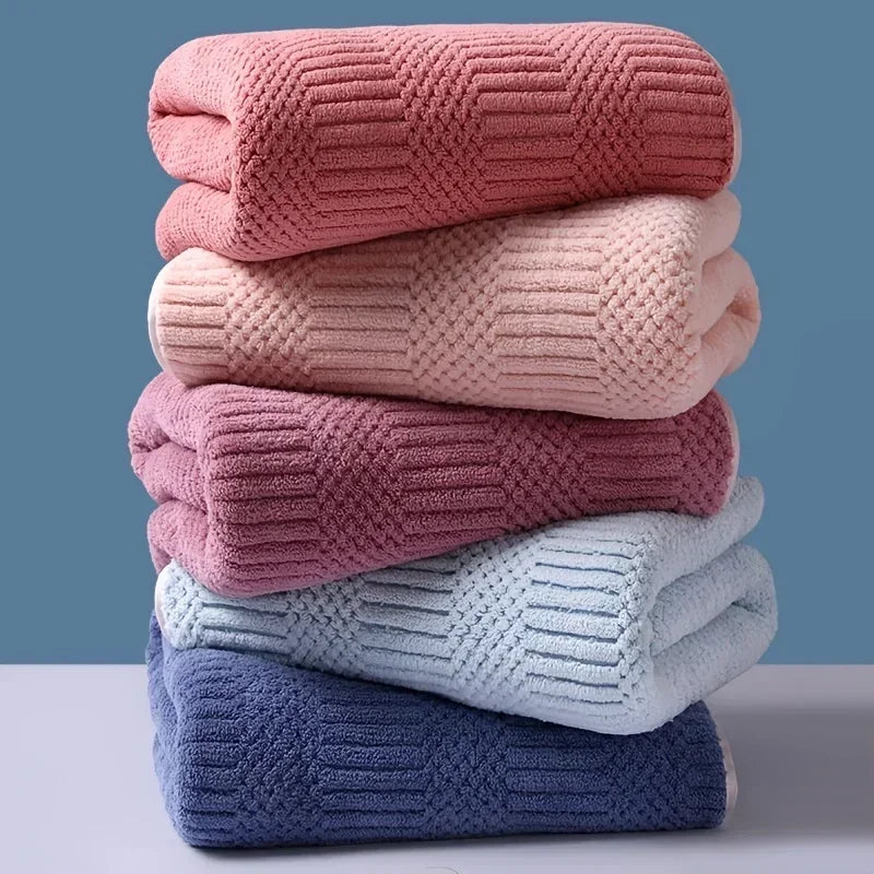 Luxury Coral Velvet Hand Towel – Soft, Absorbent & Quick-Drying Bathroom Essential | NaturalBuiltHome