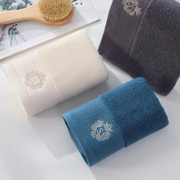 Luxury Cream Cotton Towel Set – 1/5/10 Pieces Soft, Absorbent & Elegant Bathroom Towels | NaturalBuiltHome