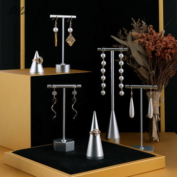 Metal Hoop Earrings Display Stand – Jewelry Organizer for Studs, Rings & Retail Showcase | NaturalBuiltHome