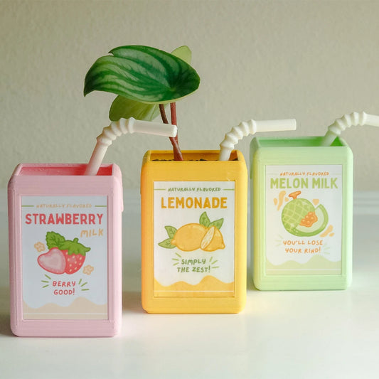 Vintage Orange Juice Vase Flower Vase Juice Box Ceramic Desktop Decoration for Home Living Room Cute Vase Office Creative Vase