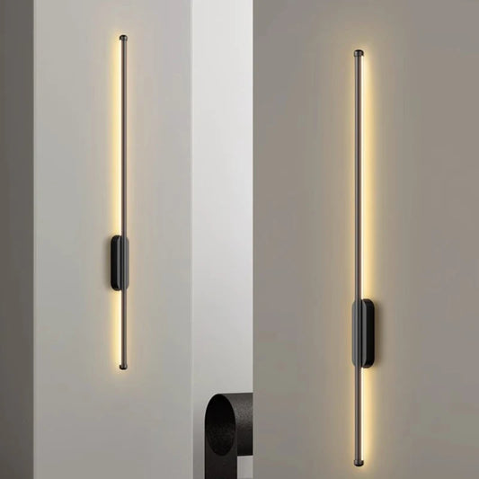 Modern Simple LED Wall Lamp Long Bar Home Decor Living Room Bedroom Minimalist Wall Light Bedside Background Interior Lighting