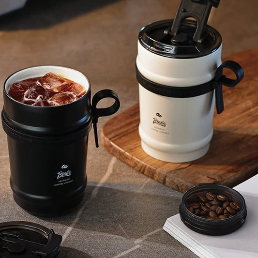 Ceramic Lined Stainless Steel Insulated Coffee Cup – Portable Leak-Proof Travel Mug | NaturalBuiltHome
