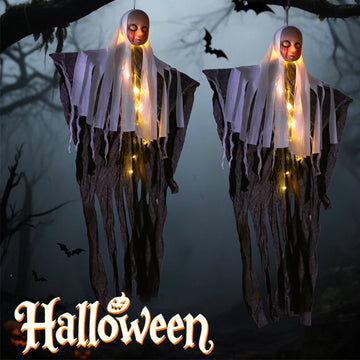 Halloween Party Hanging Skull Skeleton Ghost Ornament Horror Props Haunted House Decorations Halloween Party Outdoor Decorations