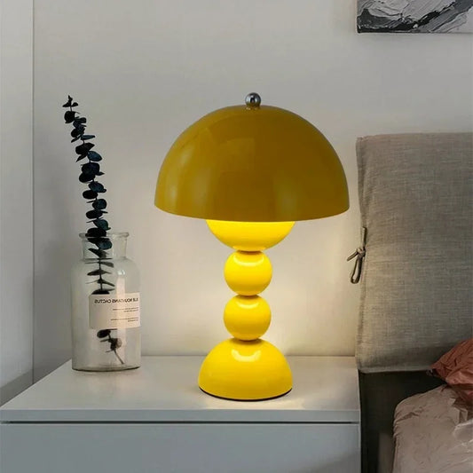 Nordic LED Table Lamp USB Dimmable Flowers  For Home Living Table Bedroom Room Decoration LED Night Lamps Bedside  Desk Lights
