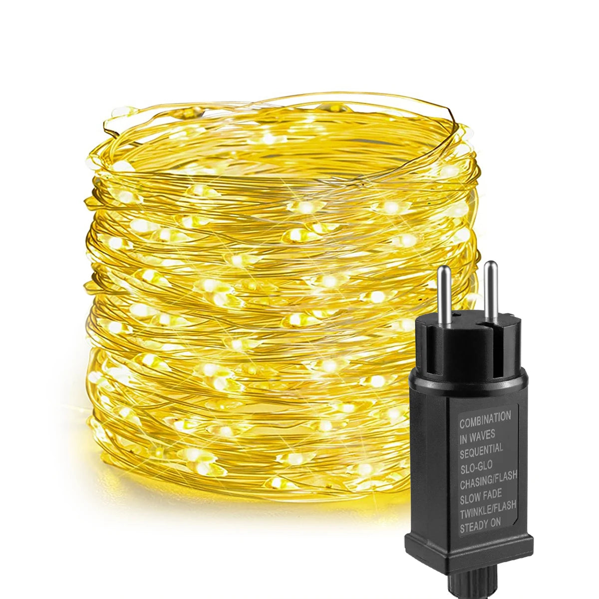 10M-100M LED Light String Copper Wire Garland Fairy Light 110V 220V Waterproof Outdoor Garden Party Wedding Christmas Decoration