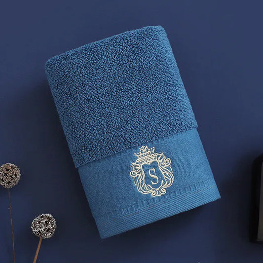 Luxury Cotton Towel Set – Soft, Highly Absorbent, Elegant Embroidered Bath Towels | Naturalbuilthome