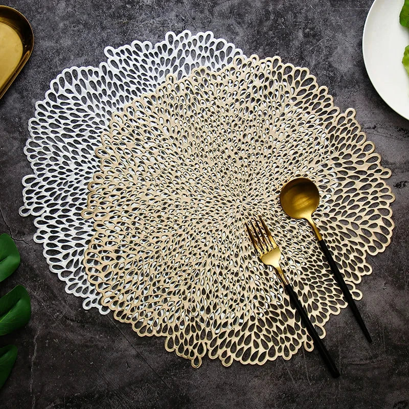 New Table Placemat Anti Scalding Heat Resistant Reusable Home Restaurant Dining Table Insulation Mats Decor Doily Kitchen