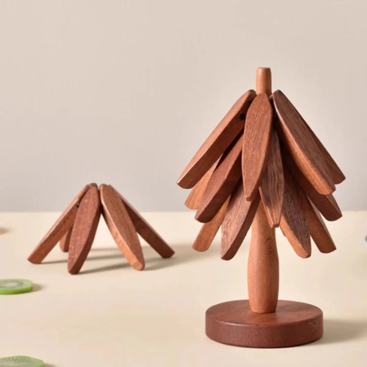 One Tree Creative Decorations Insulated mat table mat Anti-scald and non-slip wood placemat solid wood coaster