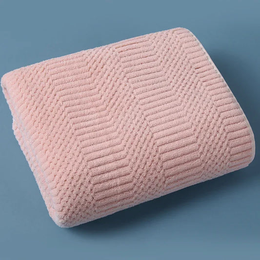 Luxury Coral Velvet Hand Towel – Soft, Absorbent & Quick-Drying Bathroom Essential | NaturalBuiltHome