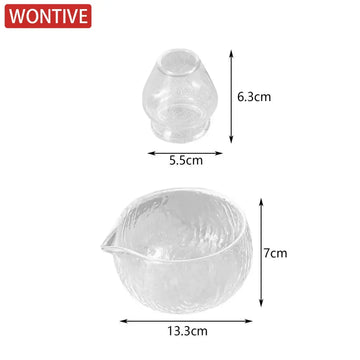Matcha Bowl Teaware Matcha Ceremony Starter Juice Bowl with Pouring Spout Teahouse Decor Tea Tool Chasen Whisk Stand 500 ml