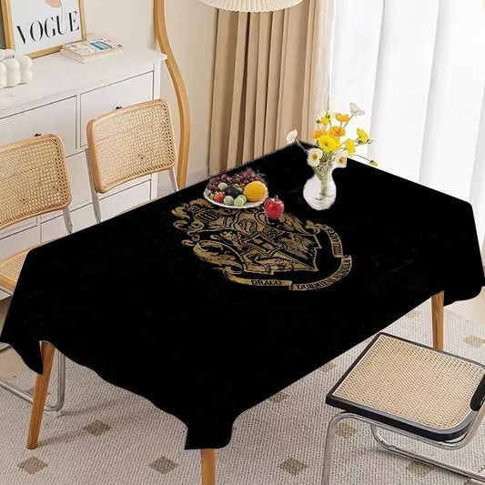 H-Harry P-Potter Block Rectangle Tablecloth Cotton Table Cover Housewarming Gifts French Tablecloth For Holiday