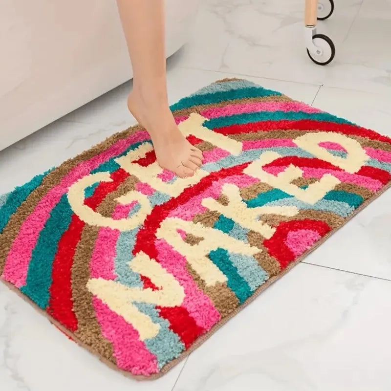 40x60cm 50x80cm Colorful Get Naked Bathmats, Cute Bathroom Mats Rugs,Non-slip Modern Microfiber Mats Absorbent Bath Mat For Kids